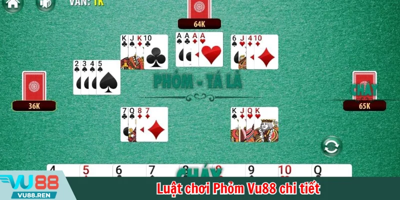 Luật chơi Phỏm Vu88 chi tiết
