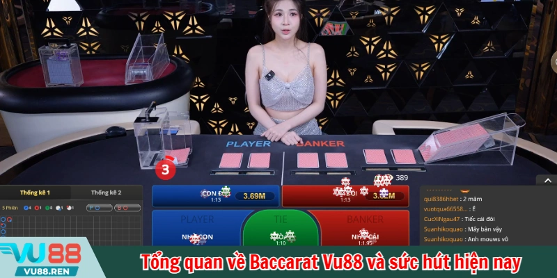 Tổng quan về Baccarat Vu88 và sức hút hiện nay